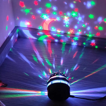 Mini ster licht projector